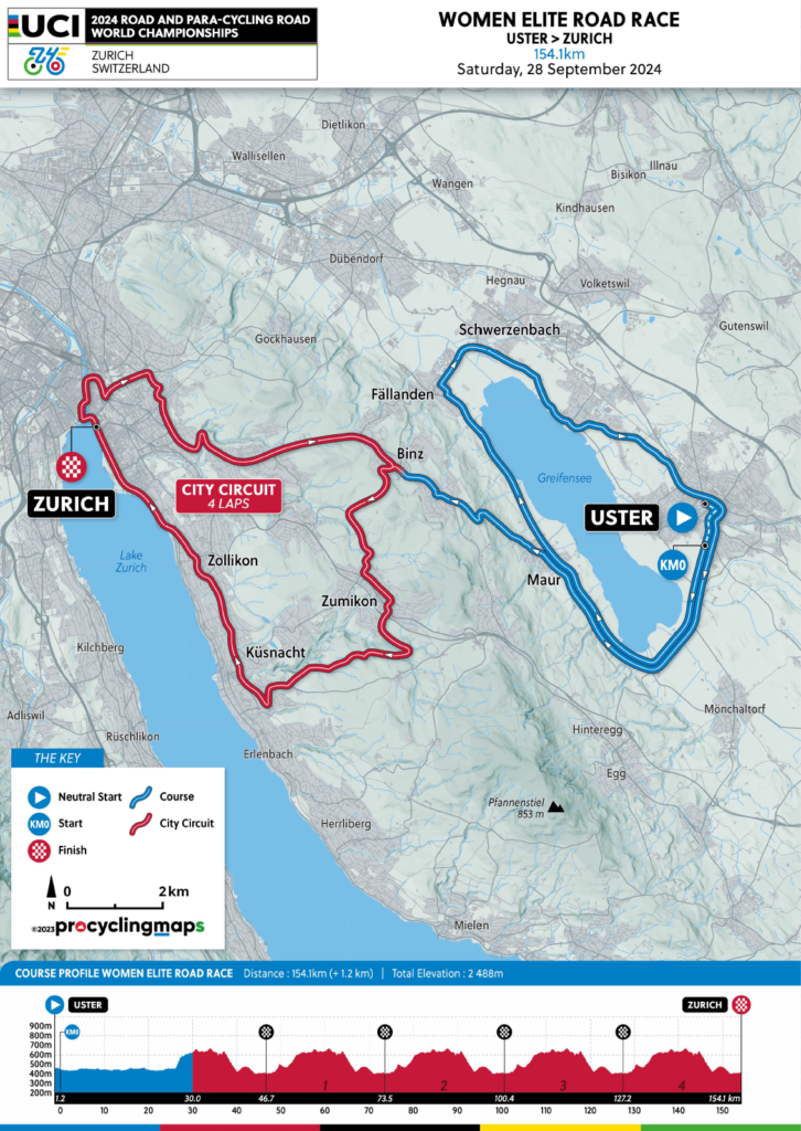 Mondiali Zurigo 2024 Il Percorso Altimetrie E Planimetrie