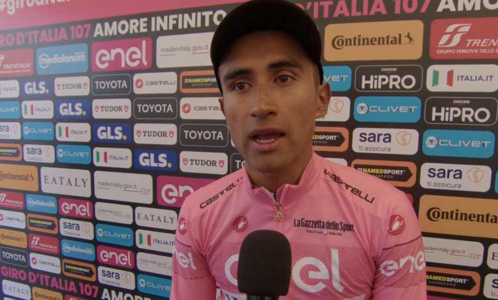 Giro d Italia 2024 Jhonatan Narváez si gode la prima maglia rosa Ho