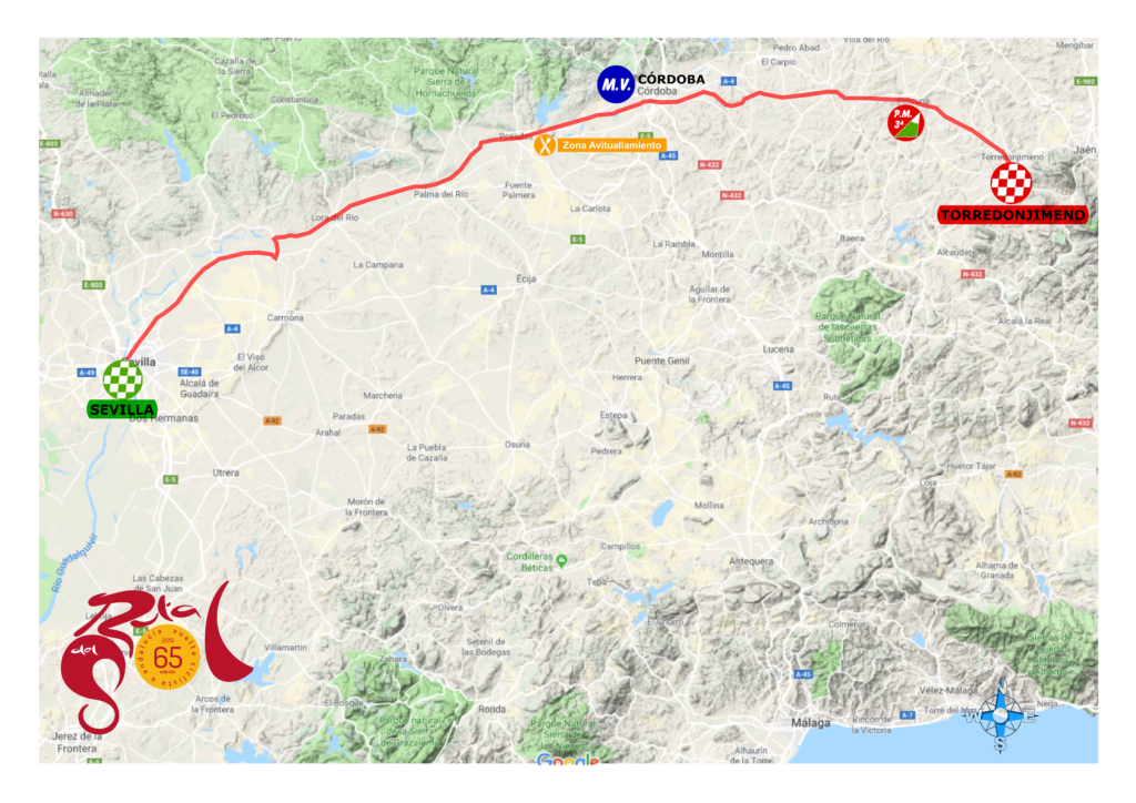 etapes tour andalousie